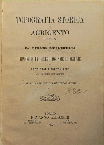 Topografia storica di - ,