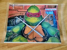 TNMT toy original art print