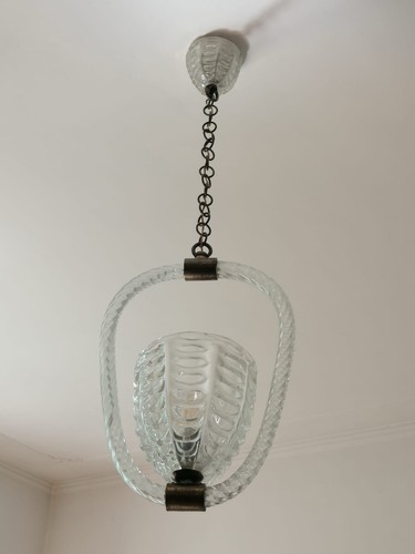 Lampadario art déco vetro - art, in