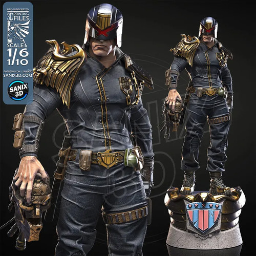 Statuina judge dredd - judge,