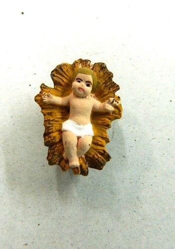 Gesù bambino terracotta cm6 - gesù,