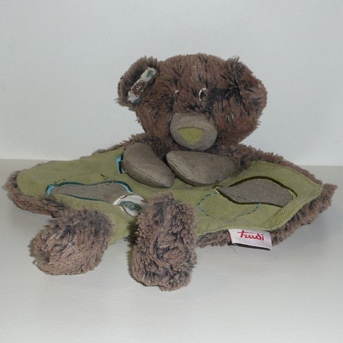 Doudou ours trudi marron - doudou,