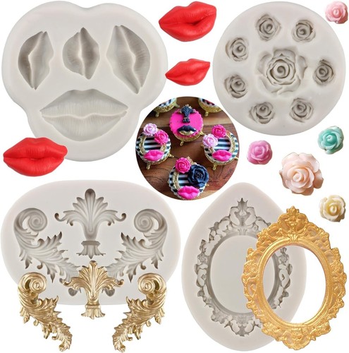 Stampo stampi silicone rosa - stampo, 4x