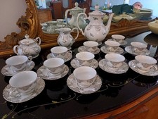 Servizio da tè Vintage anni '50 Richard Ginori in porcellana _ Forma Bavaria