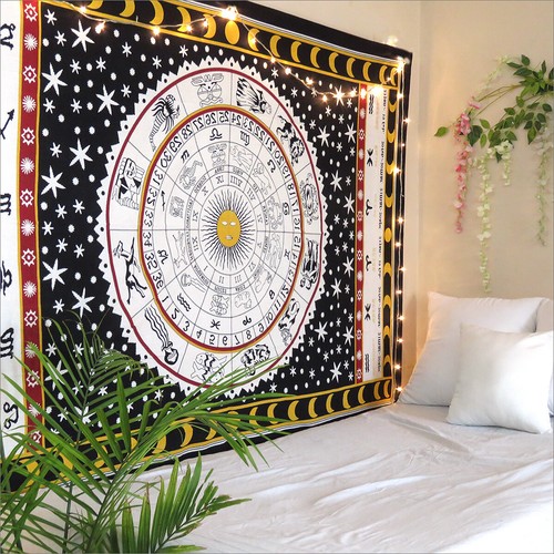 Arazzo mandala zodiaco - , indiano