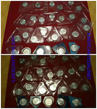 DA SERIE DIVISIONALE  GIRO COMPLETO 1  E  2 LIRE  DAL 1968  AL  2001 FDC