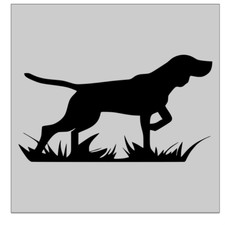  adesivo cane segugio