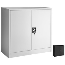 Armadietto portadocumenti con 3 scomparti in metallo armadio da magazzino nuovo