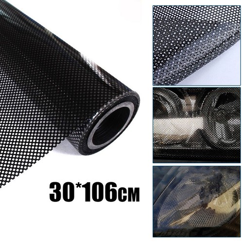 Adesivo nero auto - , fanale