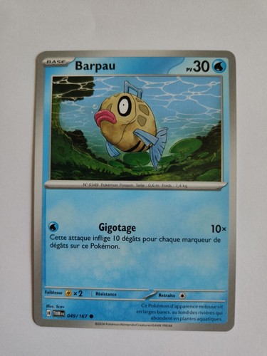 Carte pokémon barpau - carte,