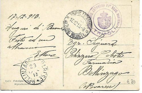1913 libia regg - libia,
