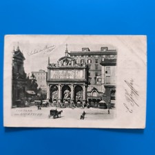 FONTANA DELL’ACQUA FELICE SALUTI DA ROMA ANTICA E VIAGGIATA  CARTOLINA FORM PIC 