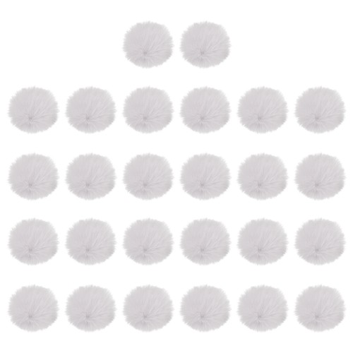 Pompon pelliccia sintetica - pompon, in
