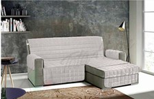 Copridivano CON PENISOLA destra sinistra Angolare Trapuntato GRIGIO