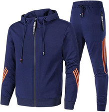 Tuta Uomo Sportive Con Zip E