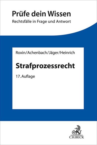 Strafprozessrecht christian - strafprozessrecht,