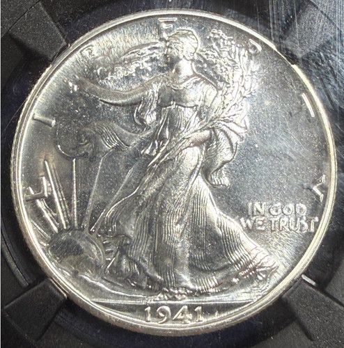 1941 50c proof walking liberty - walking,