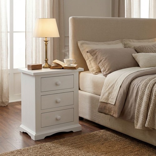 Comodino legno massello - comodino,