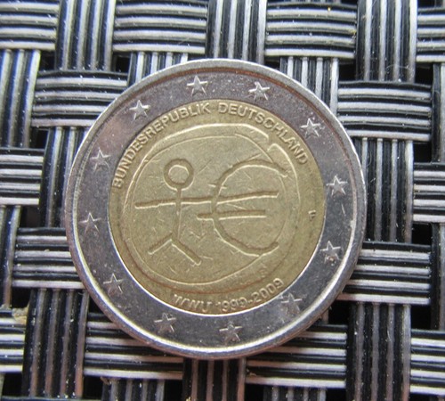 Pièce euros stickman - pièce, "