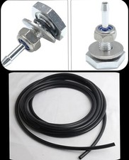 Nipple manicotto turbo + tubo silicone 4 mm vacuum manometro pressione 2 metri 