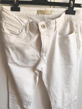Pantaloni Jeans Donna Bianco