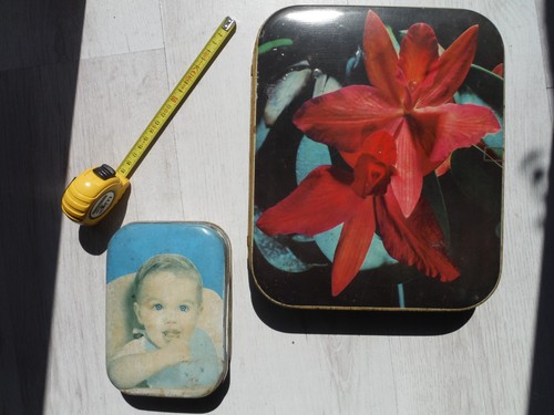 Lotto scatole latta vintage - 2,