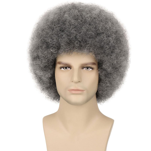 Parrucche afro grigie anni - , 70