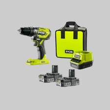 TRAPANO AVVITATORE A PERCUSSIONE A BATTERIA BRUSHLESS 'R18PD3-220S' 18V 2,0Ah...