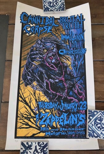 Cannibal corpse 1997 poster - cannibal,