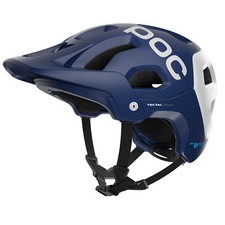 MTB Casco POC Tectal Race SPIN Blu Bianco XS Fino A S 51 Fino A 54 Cm