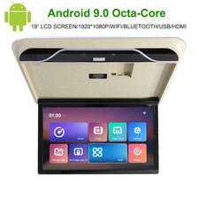 Monitor touch screen tetto auto 19" Android 9.0 Vedio MP3 1080P Bluetooth WIFI HDMI