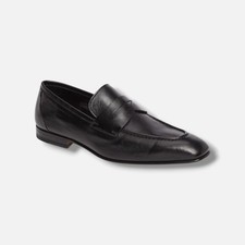 Santoni Men's Black Gannon