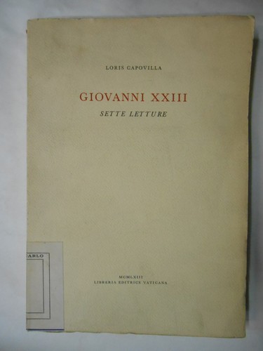 Giovanni xxiii sette letture - giovanni,