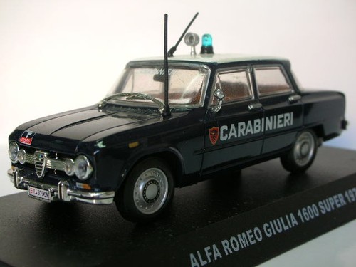 Modellino auto polizia alfa - modellino,