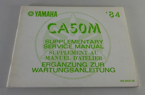Manuale officina supplemento