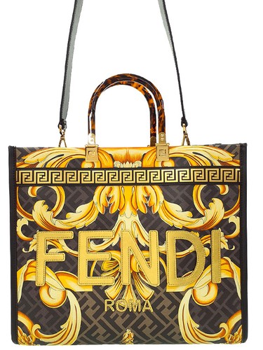 Borsa shopper media fendi - media, x