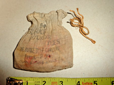 RARA MAGLIETTA DA GOLF VINTAGE ANTICA BURKE NEWARK OHIO LEGNO STURDIE CON CORDA BORSA IN STOFFA