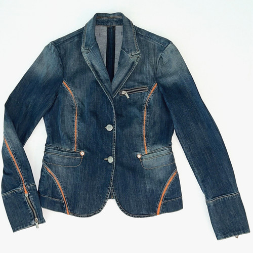 Giacca denim vintage y2k jean - vintage,