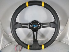 VOLANTE SPORTIVO UNIVERSALE AUTO A CALICE RALLY SPORT GARE RADUNI SPL CAR TUNING