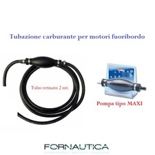 TUBO E POMPETTA CARBURANTE PER
