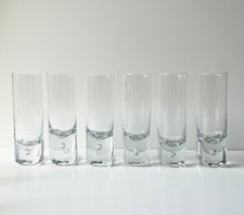 SET 6 BICCHIERI TUMBLER ALTI - LAVORAZIONE ARTIGIANALE A GOCCIA