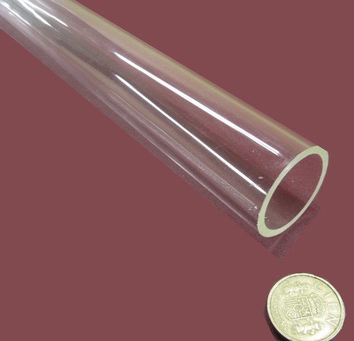Tubo acrilico trasparente