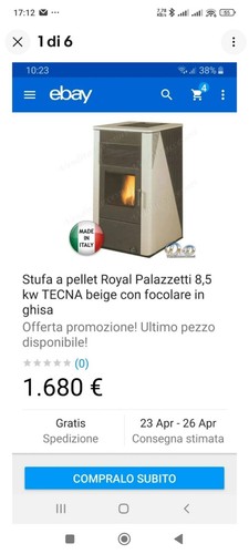 Stufa pellet palazzetti - a,