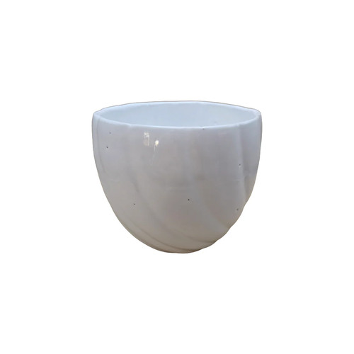 Vaso ceramica bianca made - ceramica,