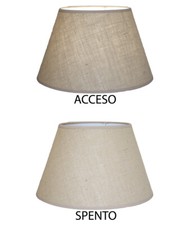 paralume cappello tessuto di