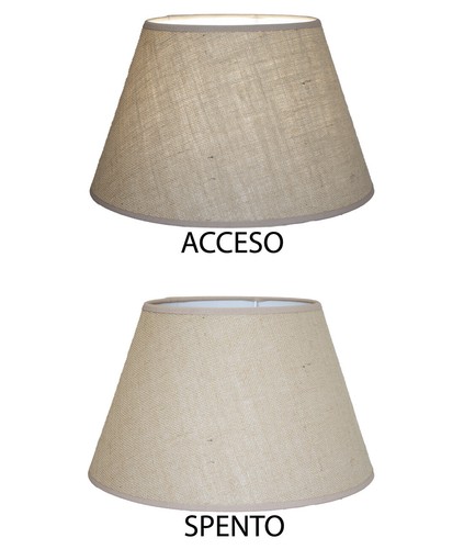 Paralume cappello tessuto - tessuto, di