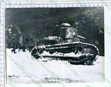 cc 53)  CARRO ARMATO FIAT 3000 ANNO 1921 PROTOTIPI CINGOLATO PROVA SU NEVE foto