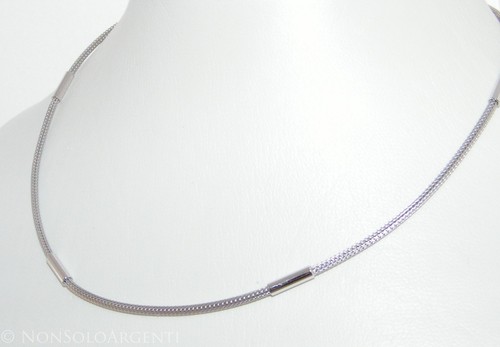 Collana argento 925 girocollo - collana,