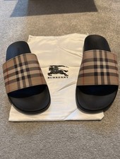 Ciabatte Burberry Check Furley