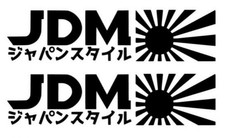 Adesivo auto JDM 2x Japan
